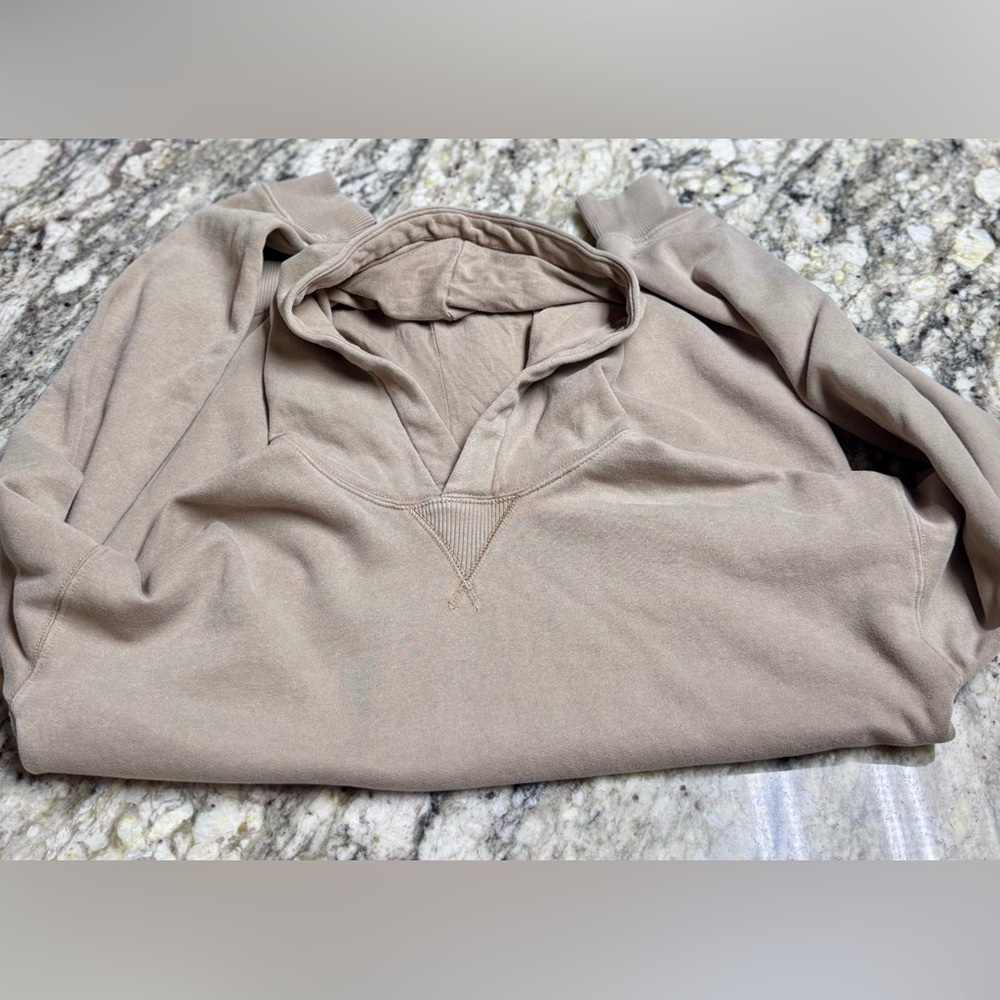 Abercrombie and Fitch Kids Light Brown Hoodie Size 15/16 - Picture 5 of 6